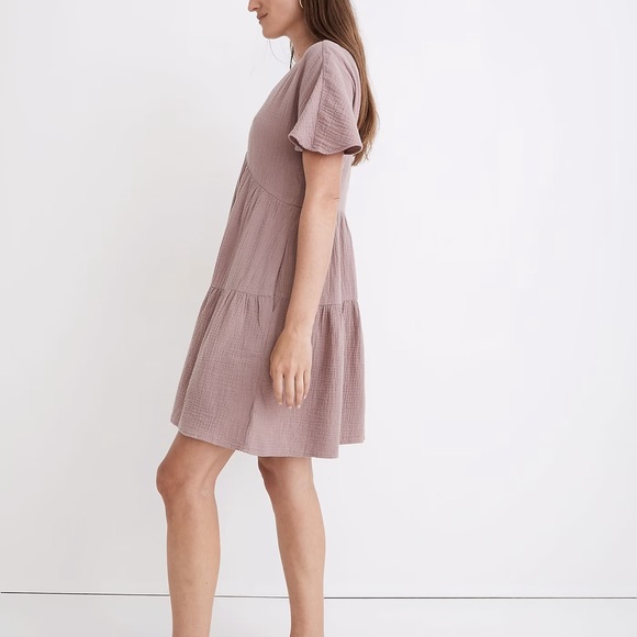 Madewell Tiered Mini Dress - Picture 2 of 11